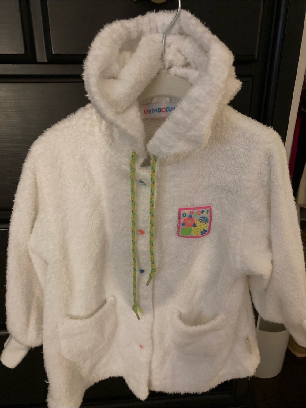Gymboree vintage  rainbow tag with Tropical Punch swimsuit terry coverup